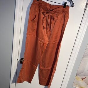 Club Monaco Silky Cupro Paperbag Pants